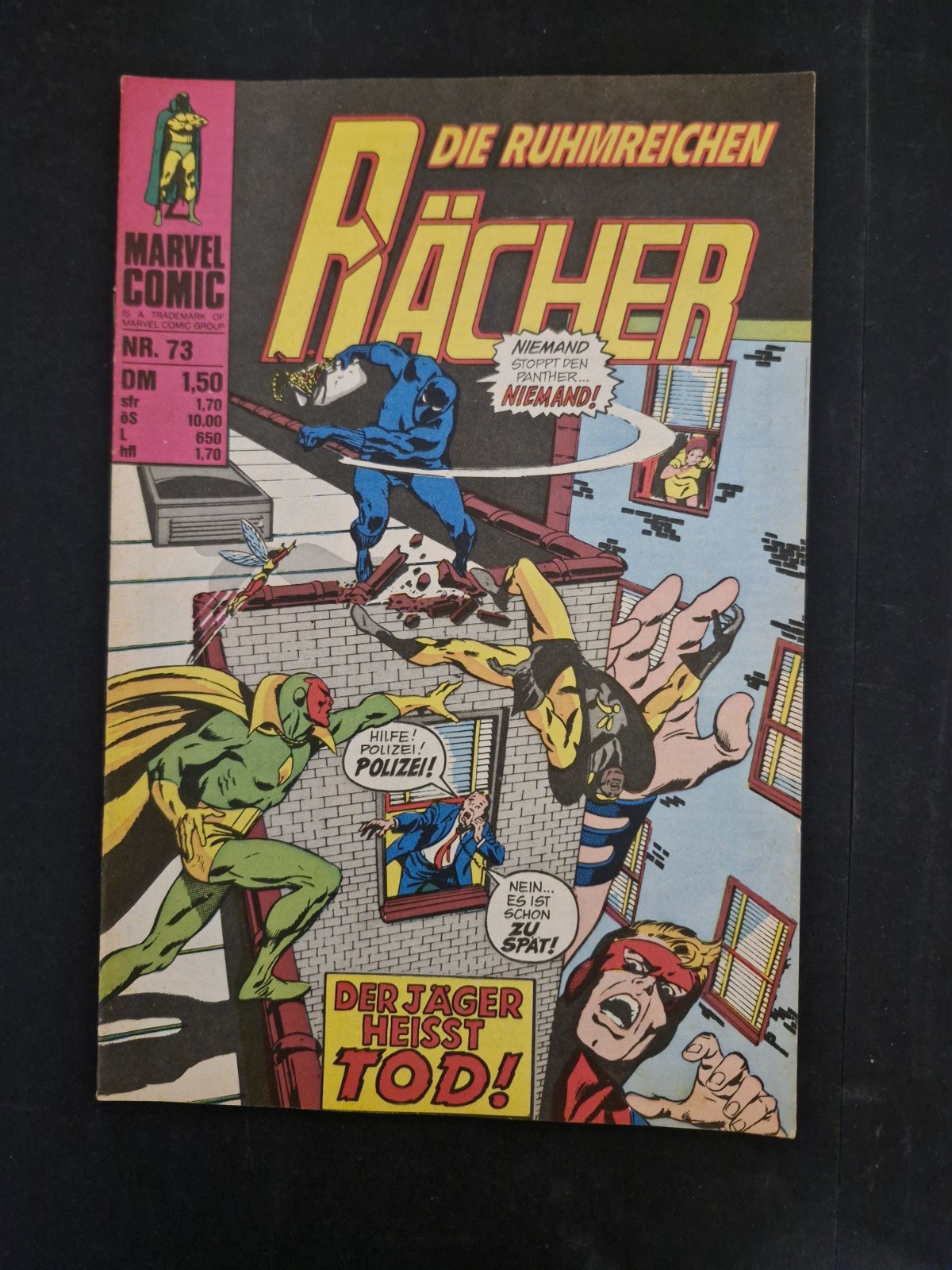 I Vendicatori fumetto n.73 (Willims Marvel) Z1