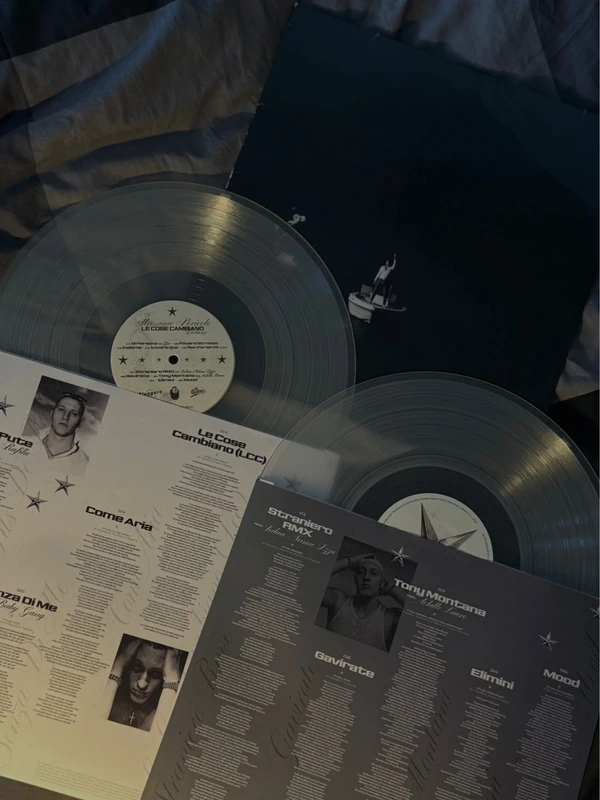 Vinile “LCC” di massimo pericolo “le cose cambiano” edizione italiana trasparente