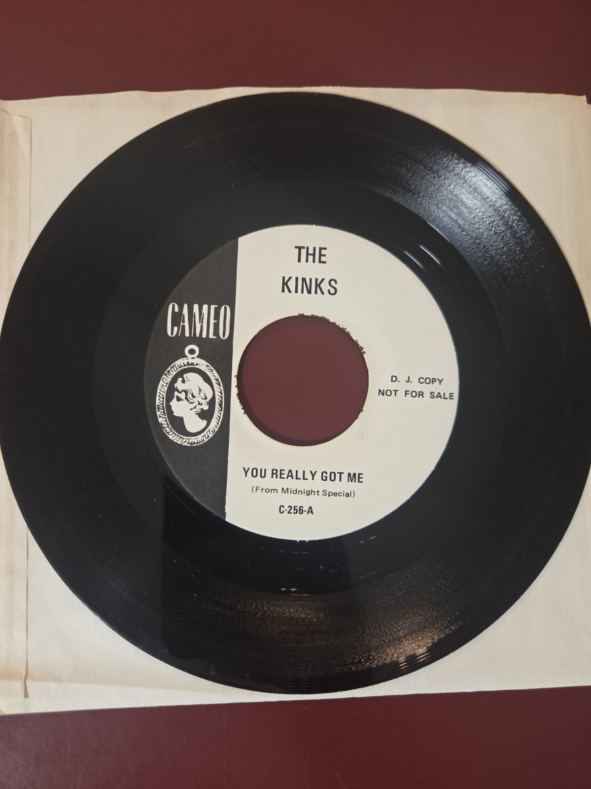 The KINKS EP You Really Got Me  PROMO  45 rpm   7" single record CAMEO