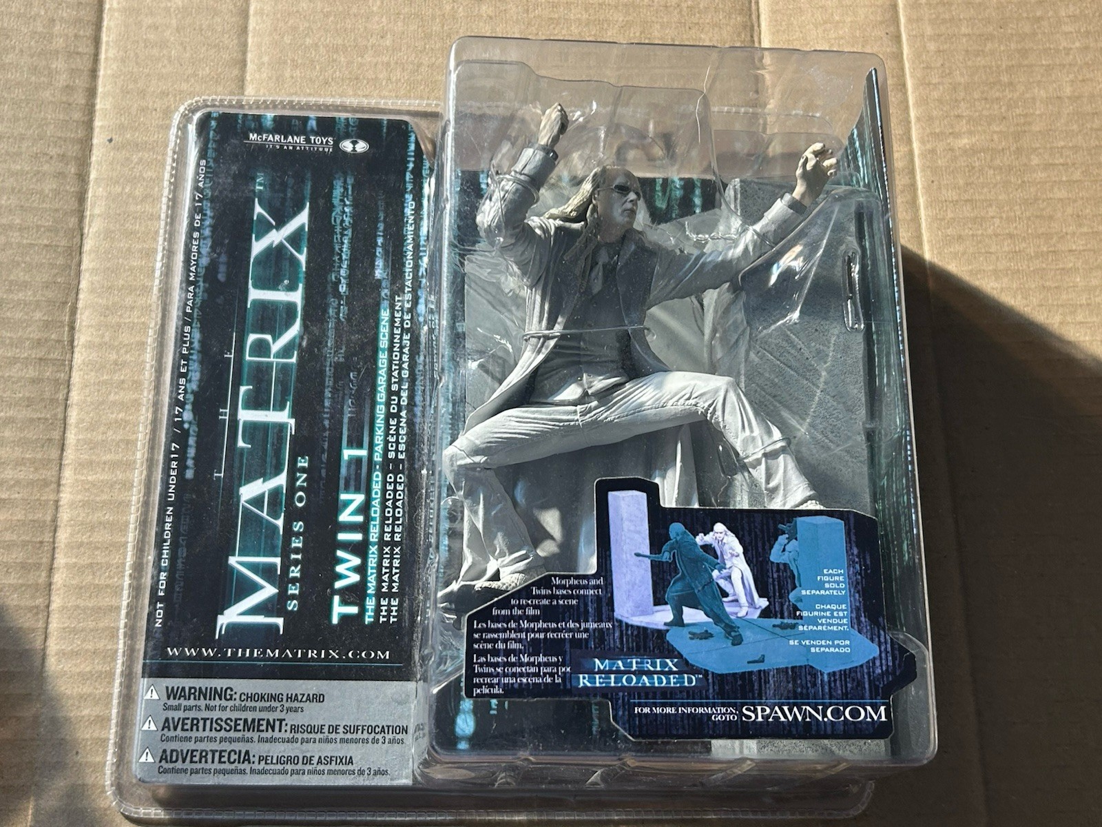 McFarlane Toys Matrix Series One Twin 1 Parking Garage Scene 2003 Action Figure