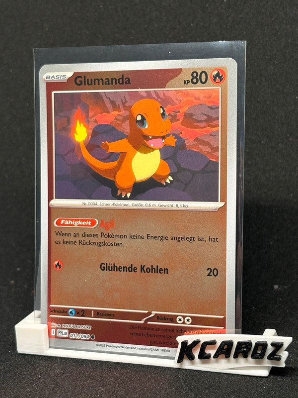 Glumanda Pokémon Karte