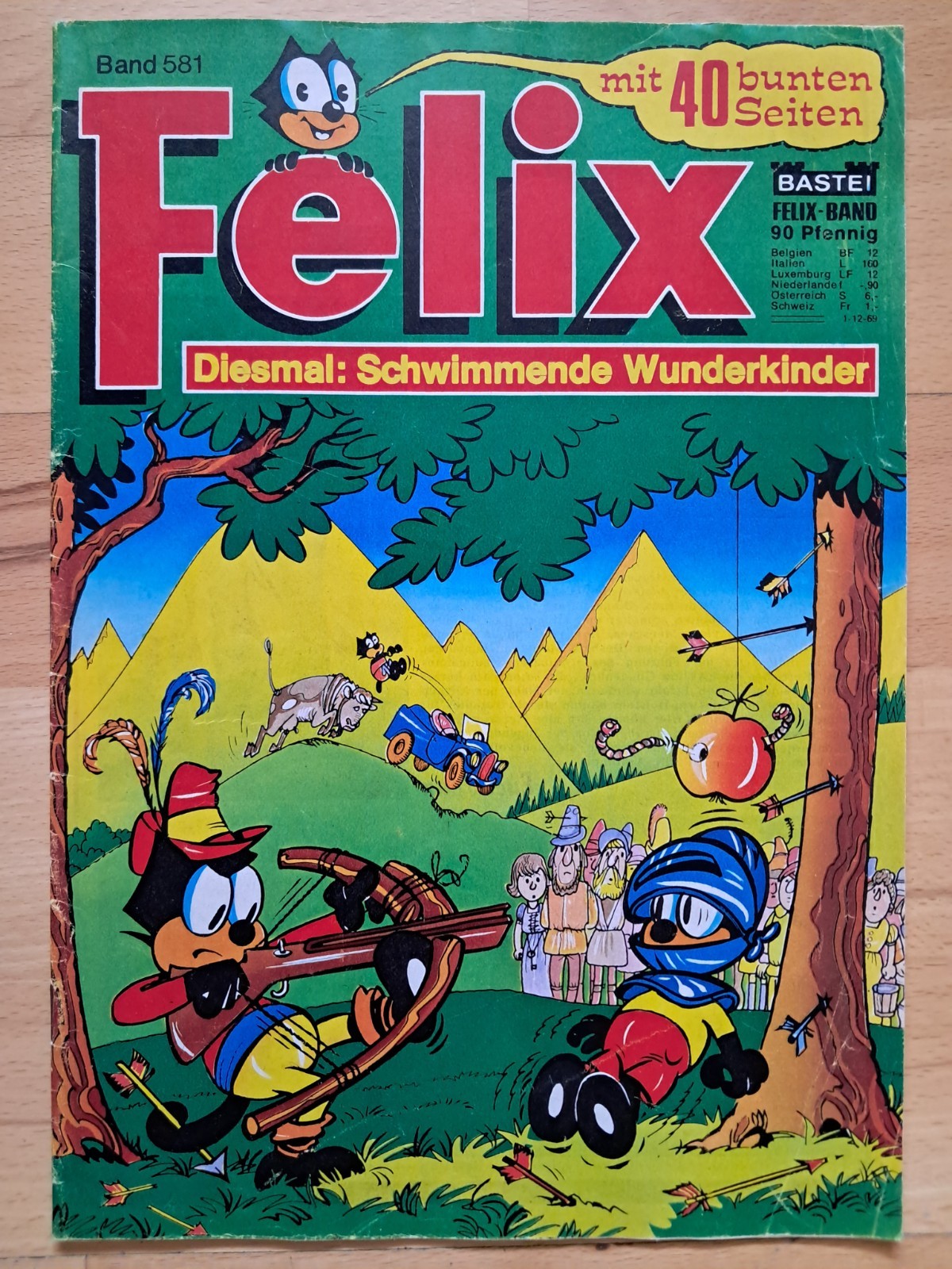 Felix n.581 con Kiko 2000 + freccia argento - Z1-2 FUMETTO BASTIONE ORIGINALE