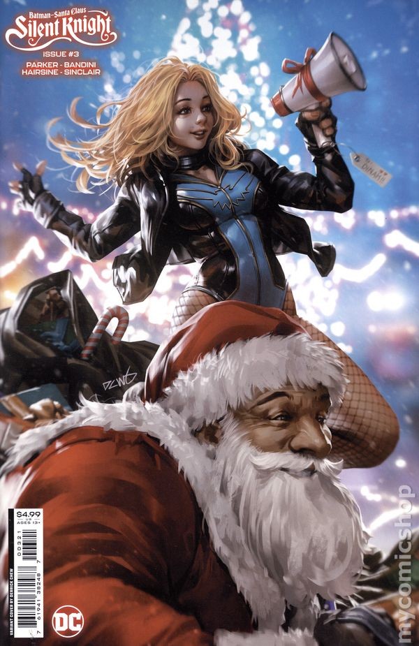Batman Babbo Natale Cavaliere Silenzioso #3B quasi nuovo - 9.2 2024 immagine stock