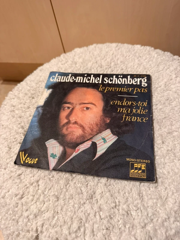 vinyle Claude Michel Schönberg Le premier pas - Endors toi ma jolie France 45 tours