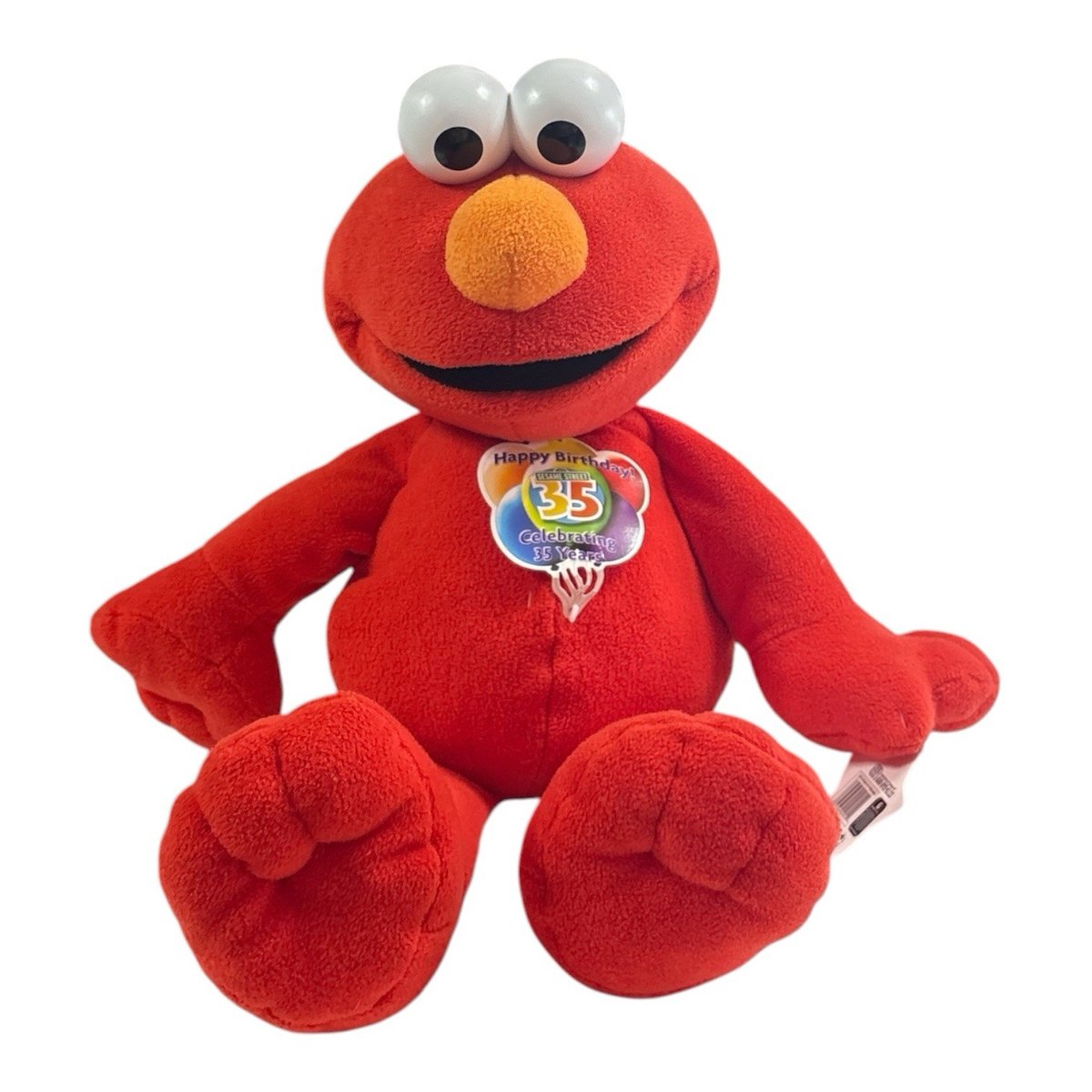 NWT 2002 Fisher Price Sesame Street 35th Anniversary Elmo Plush 30" Toys R Us