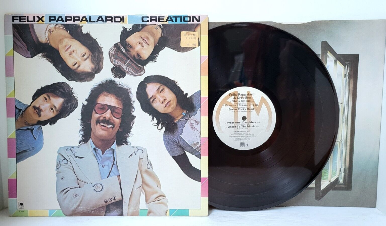 FELIX PAPPALARDI & Creation 1976 LP A&M SP 4586 - Play Tested VG++ *J2
