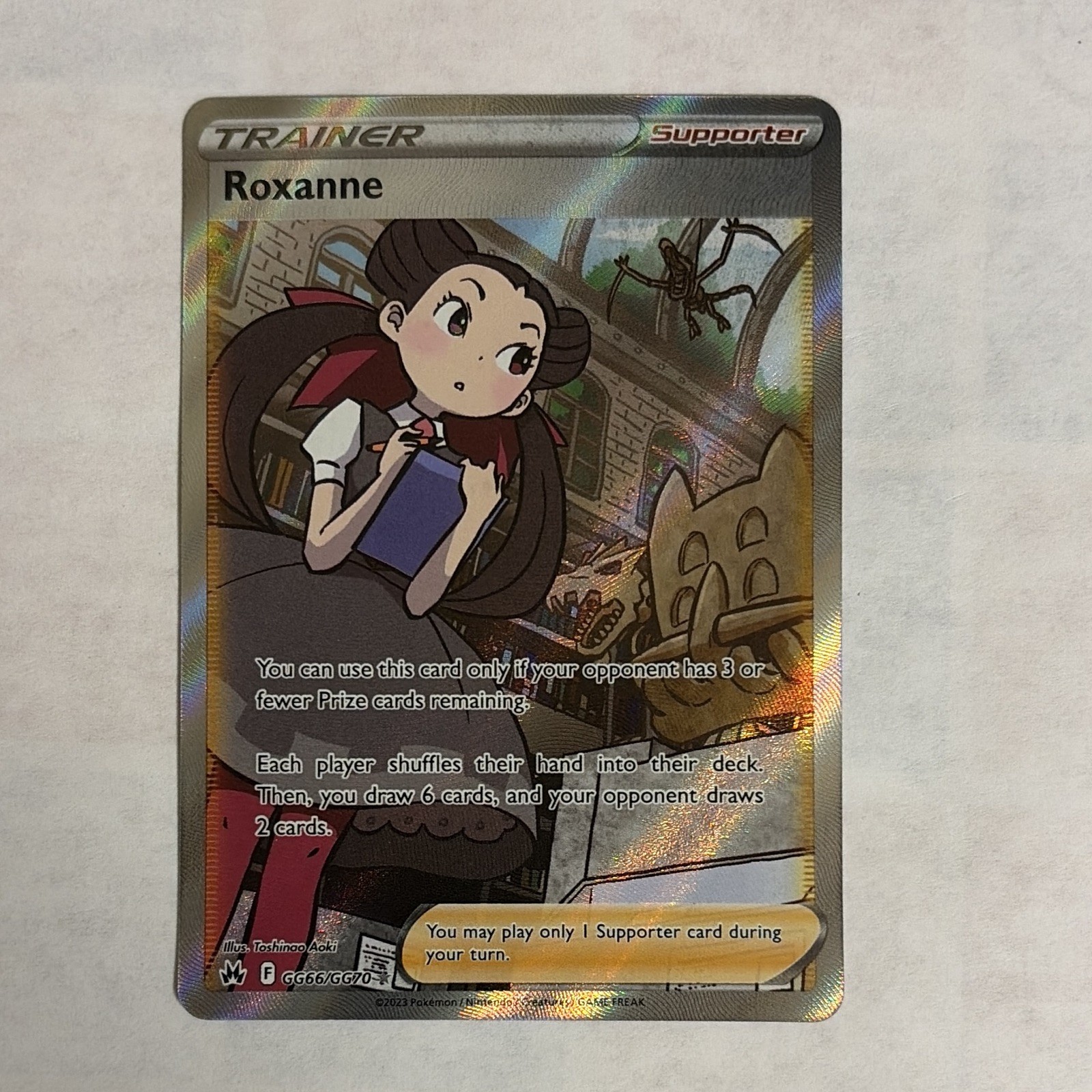 Roxanne GG66/GG70 SWSH: Crown Zenith: Galarian Gallery Holo