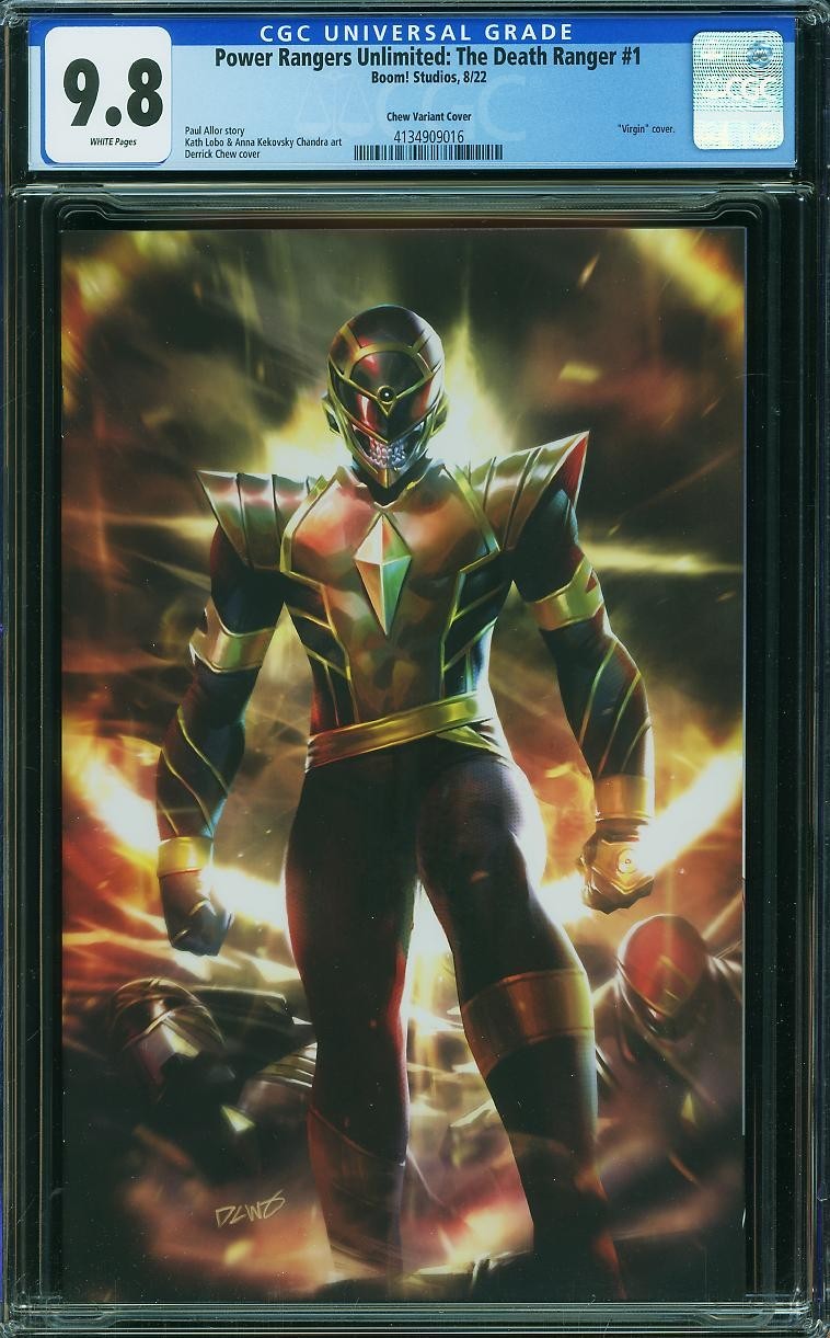 Power Rangers Unlimited Death Ranger 1 CGC 9.8 NM-MT WP Chew Virgin BOOM 2022
