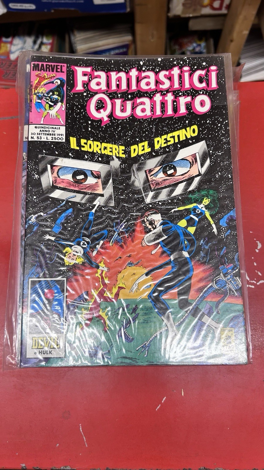 Marvel Fantastici Quattro n.53/54 fumetto italiano 30 settembre 1991 vintage