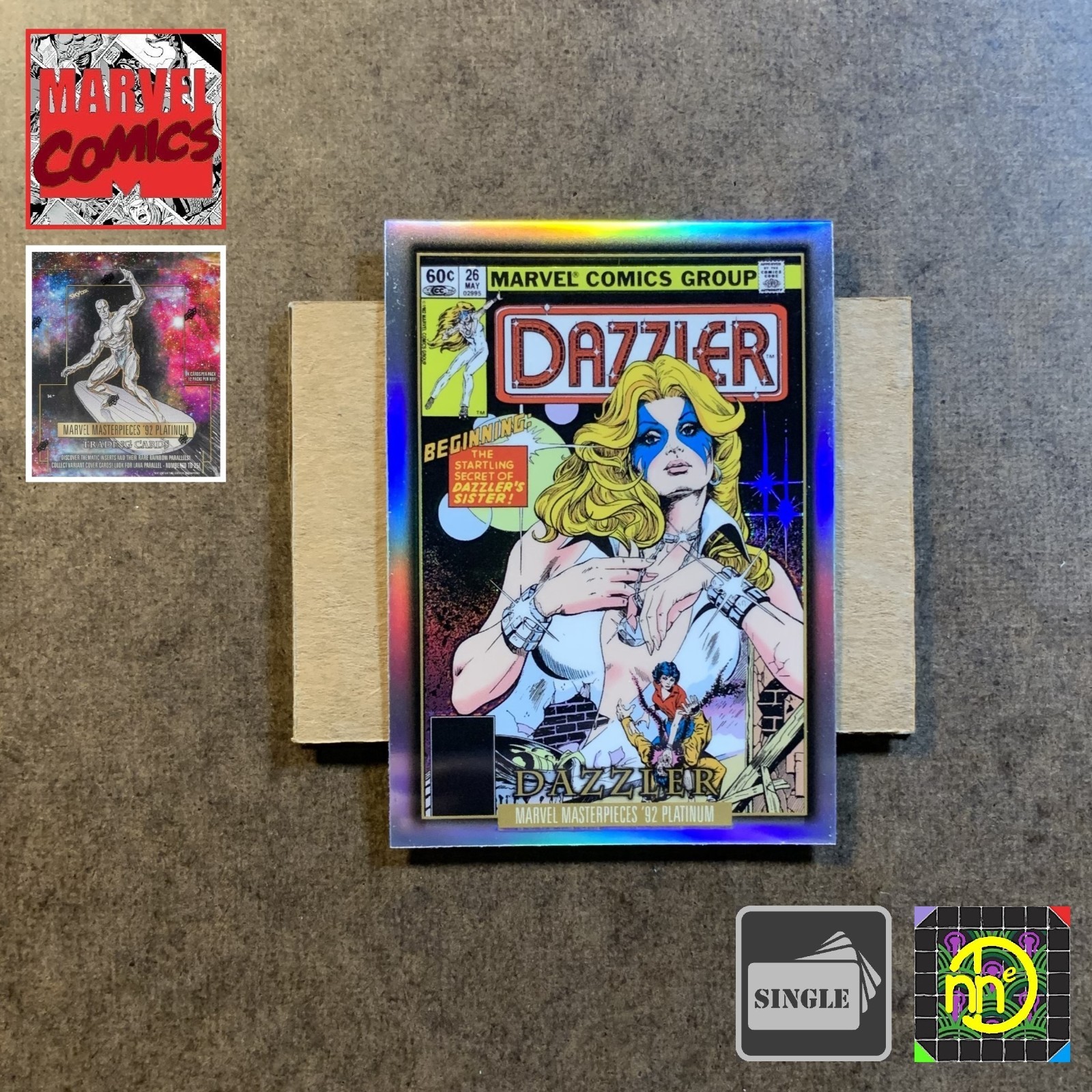 2024 Marvel Masterpieces 92 - COPERTINE FANTASTICHE ARCOBALENO - FC-3 Dazzler #26