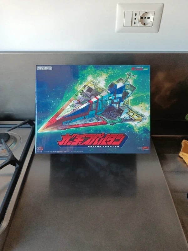 GATCHAMAN FIGHTER GATCHA SPARTAN MODEROID MK MODEL KIT GOOD SMILE COMPANY NUOVO
