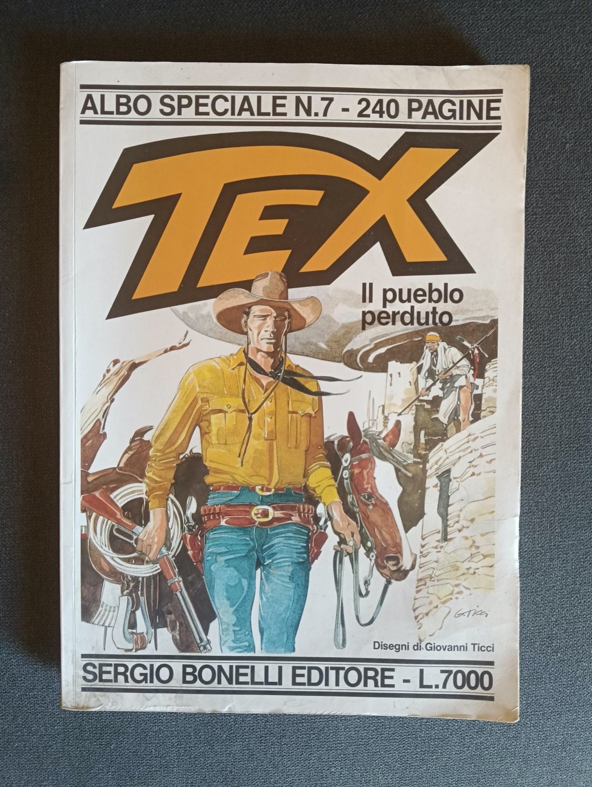 TEX ALBO SPECIALE N°7 IL PUEBLO PERDUTO 1994 TEXONE Sergio Bonelli fumetti