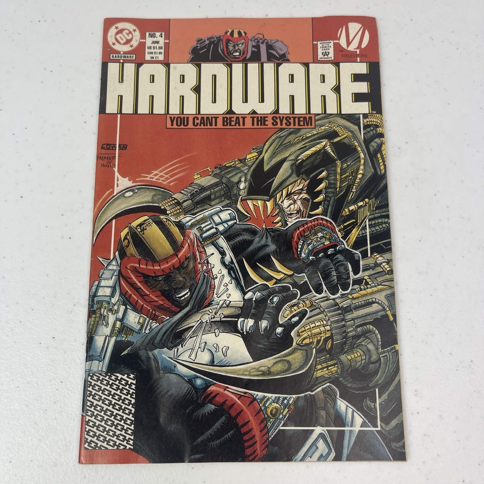 DC Comics Hardware 4 1993 Non puoi sconfiggere il sistema supereroi fumetti