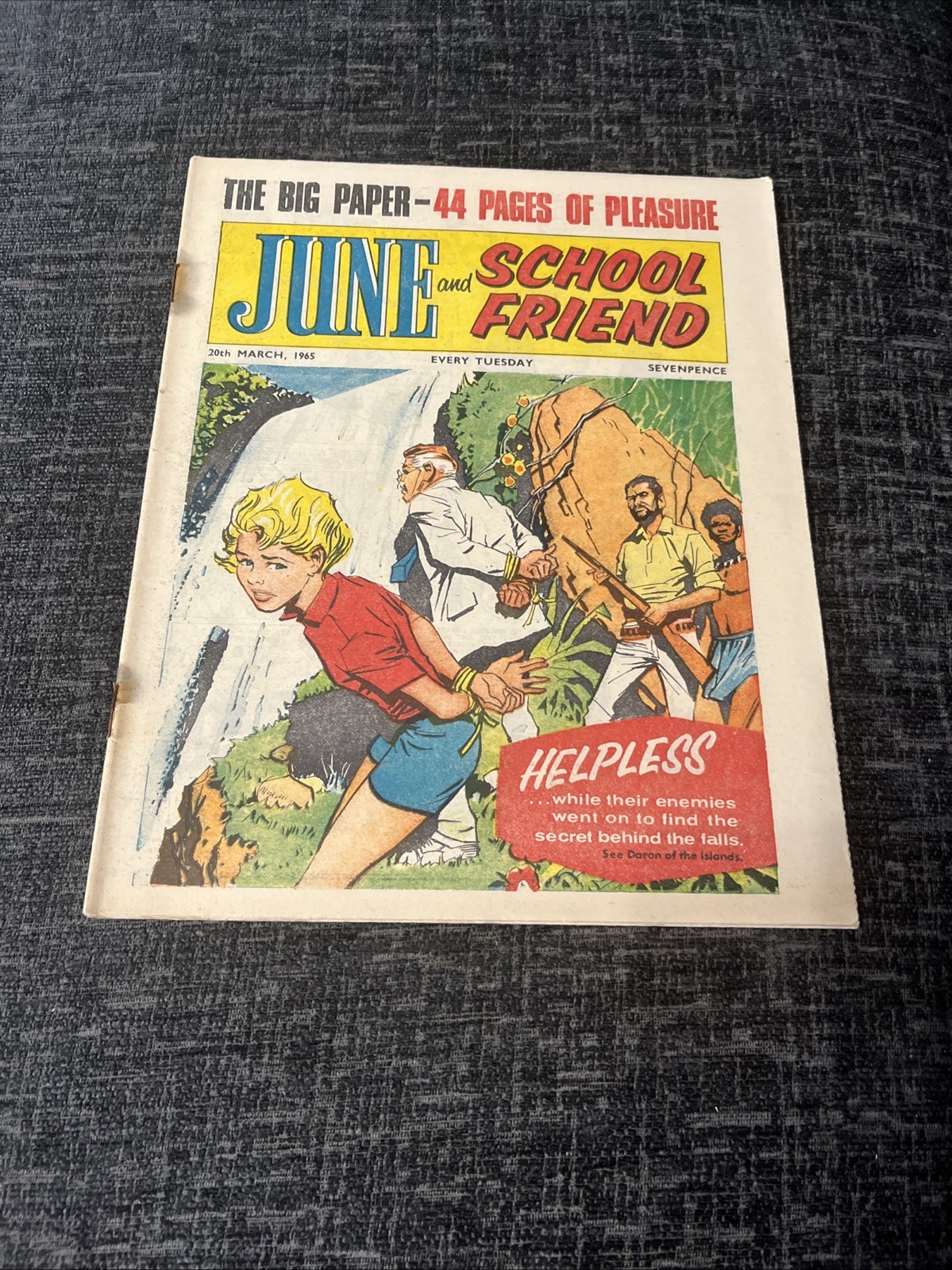 June and School Friend Comic - 20 March 1965 - Matt Monro