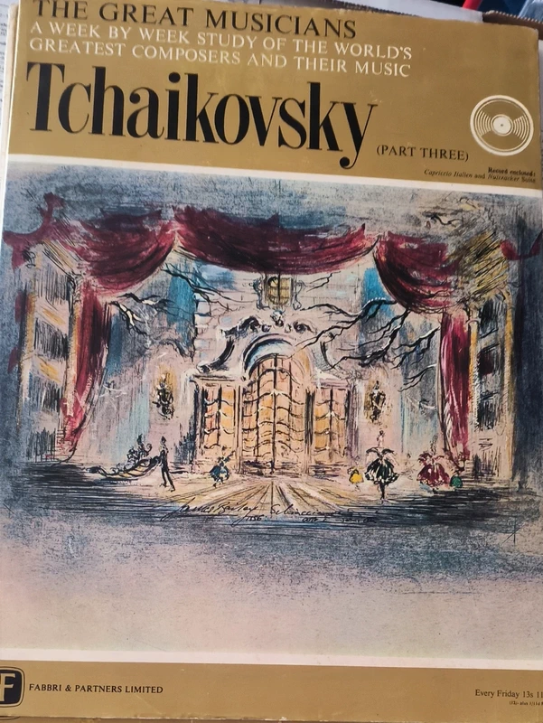 Libreto fascículo con disco Tchaikovsky III