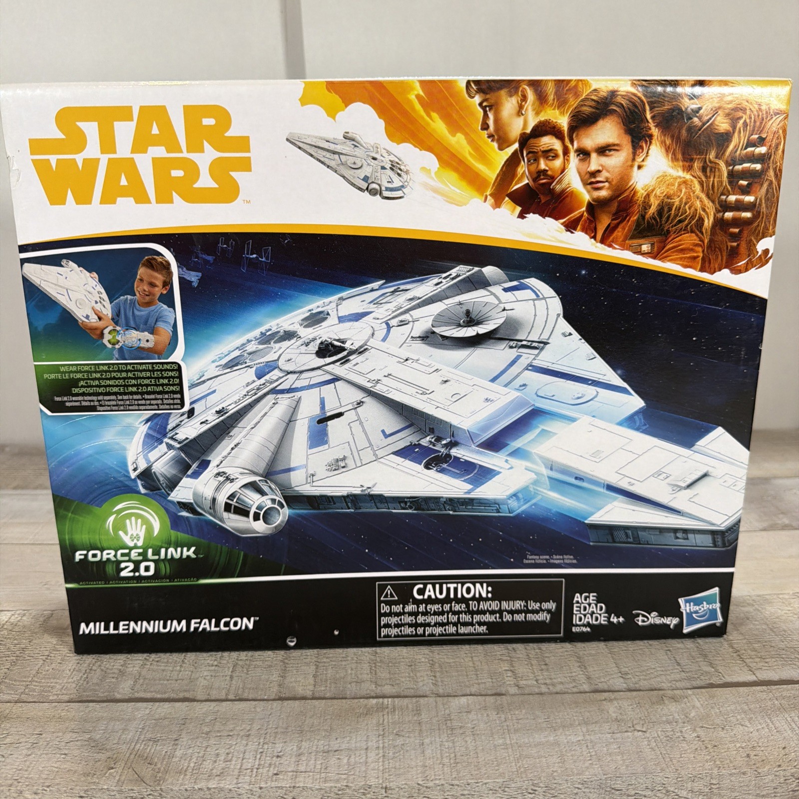 Hasbro Star Wars A Solo Story Force Link 2.0 Millennium Falcon con artigianato di fuga