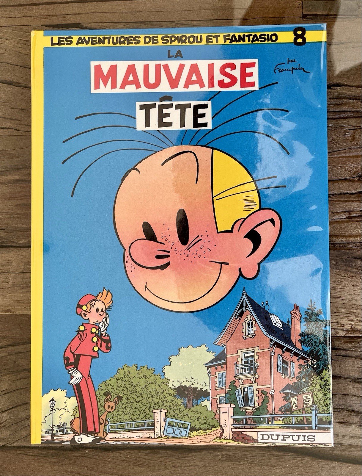 SPIROU : EXCEPTIONNEL 2ÈME DOS ROND 1967 LA MAUVAISE TÊTE CRAQUANT NEUF FRANQUIN