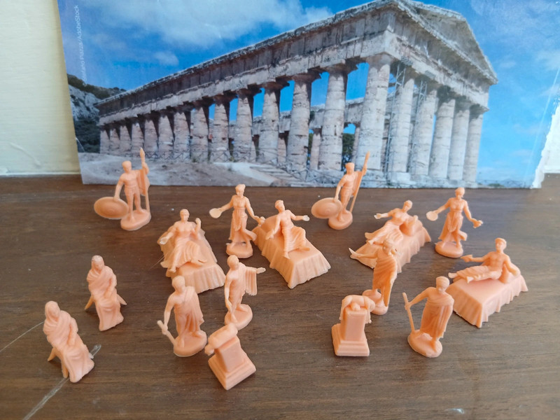 Atlantic Vita greca nell'Acropoli soldatini