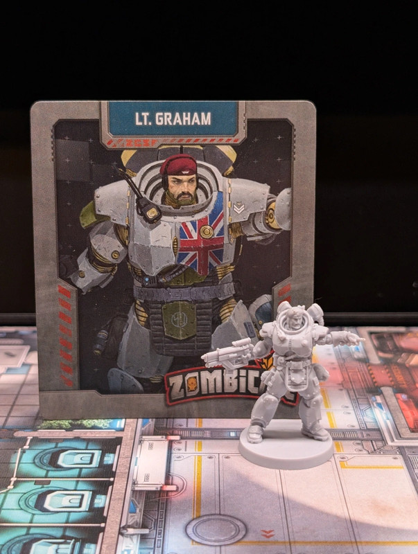 Survivor Lt. Graham - Zombicide Invader
