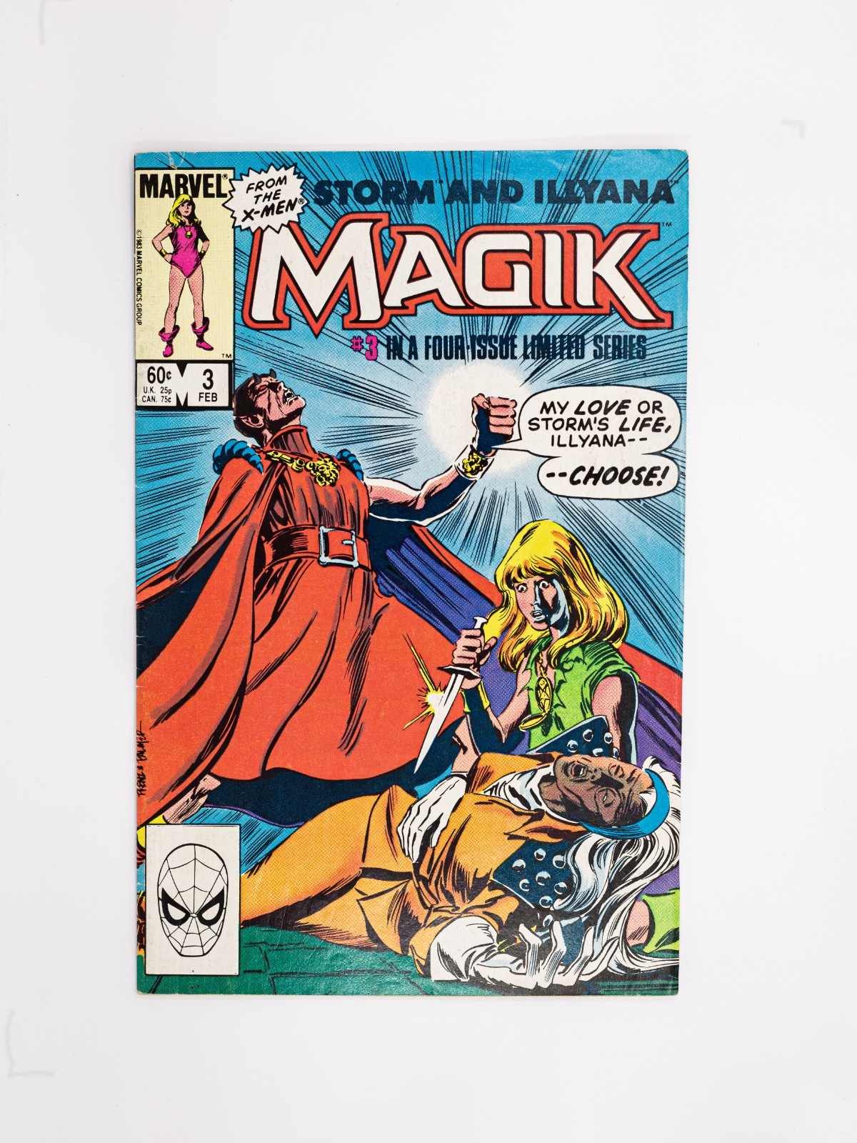 Magik #3 Marvel Comics 1984 VG Illyana Storm Chris Claremont X-Men Belasco