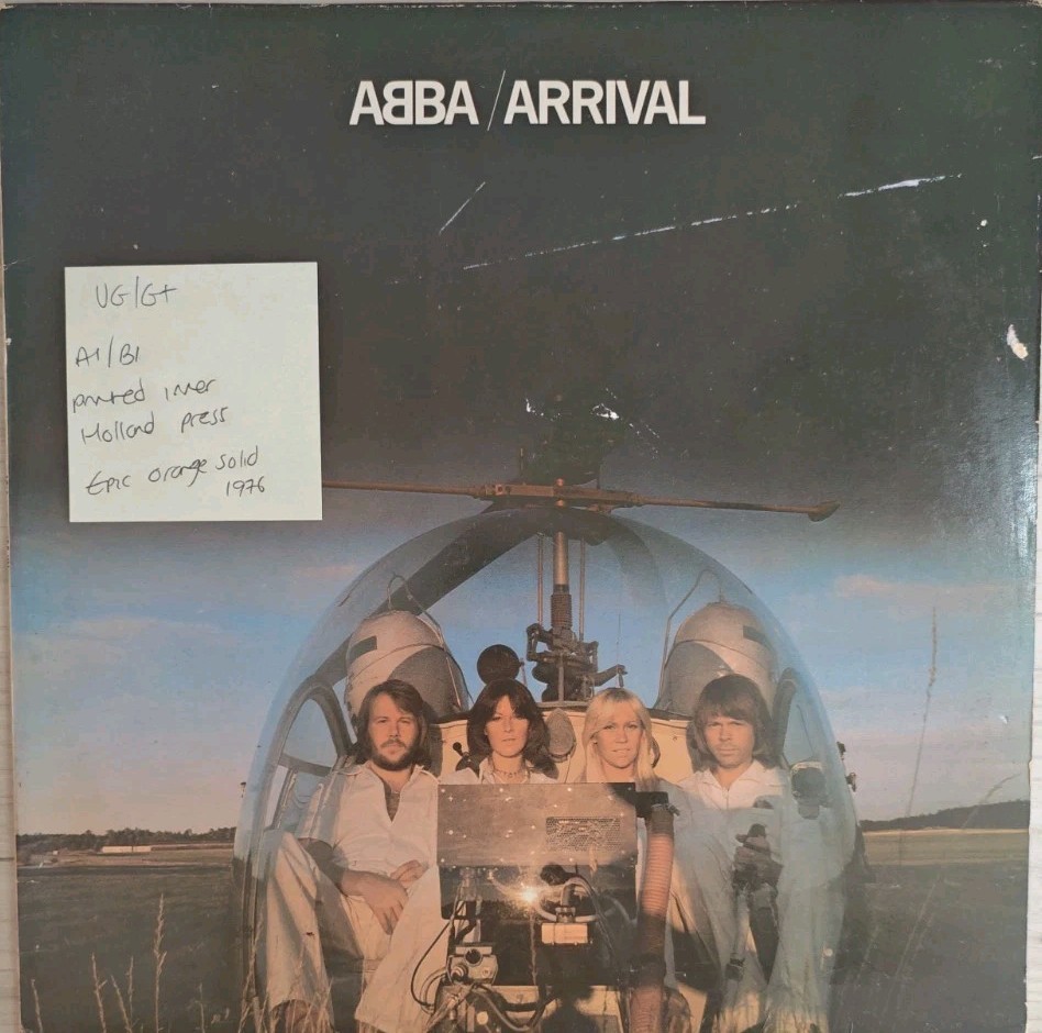 ABBA Arrival Vinyl Record VG/G+ EPC 86018 1976