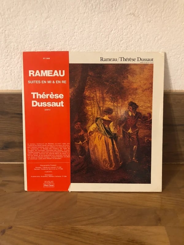 Vinyle 33T - Rameau : Suites en Mi et en Ré Thérèse Dussaut