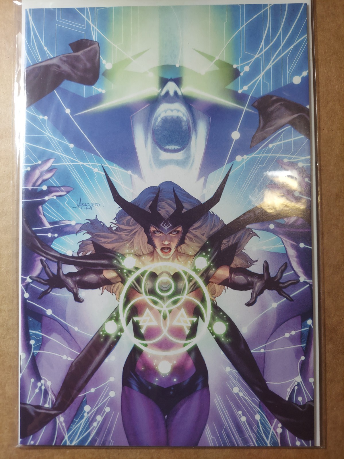 X-Force #8 1:100 rapporto incentivo variante vergine copertina di Jay Anacleto