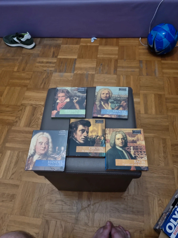 CD collana i grandi compositori Vivaldi, Bach, Chopin, händel e Beethoven