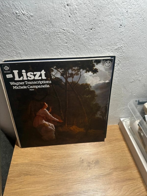 Liszt Wagner Transcriptions Michele Campanella Vinyl LP Piano Klassik Schallplatte