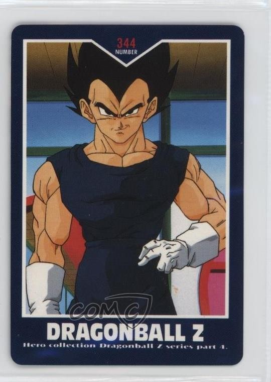 2002 Artbox Dragon Ball Z Hero Collection 4 Vegeta #344 0kb5