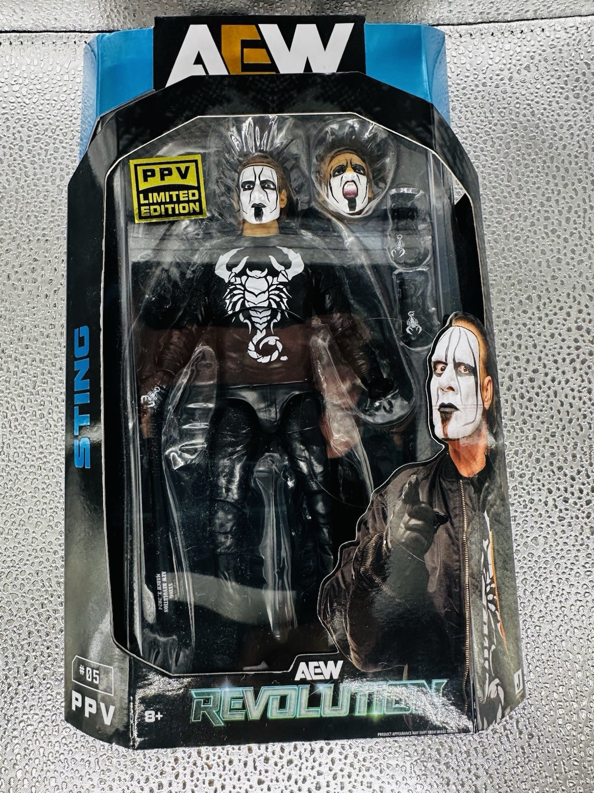 2025 AEW Revolution PPV #05 STING Action Figure Limited Edition Target Exclusive