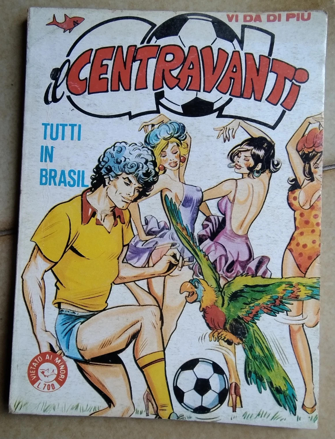 Fumetto Gol IL CENTRAVANTI n. 11 - Tutti in Brasil -Edifumetto -1983