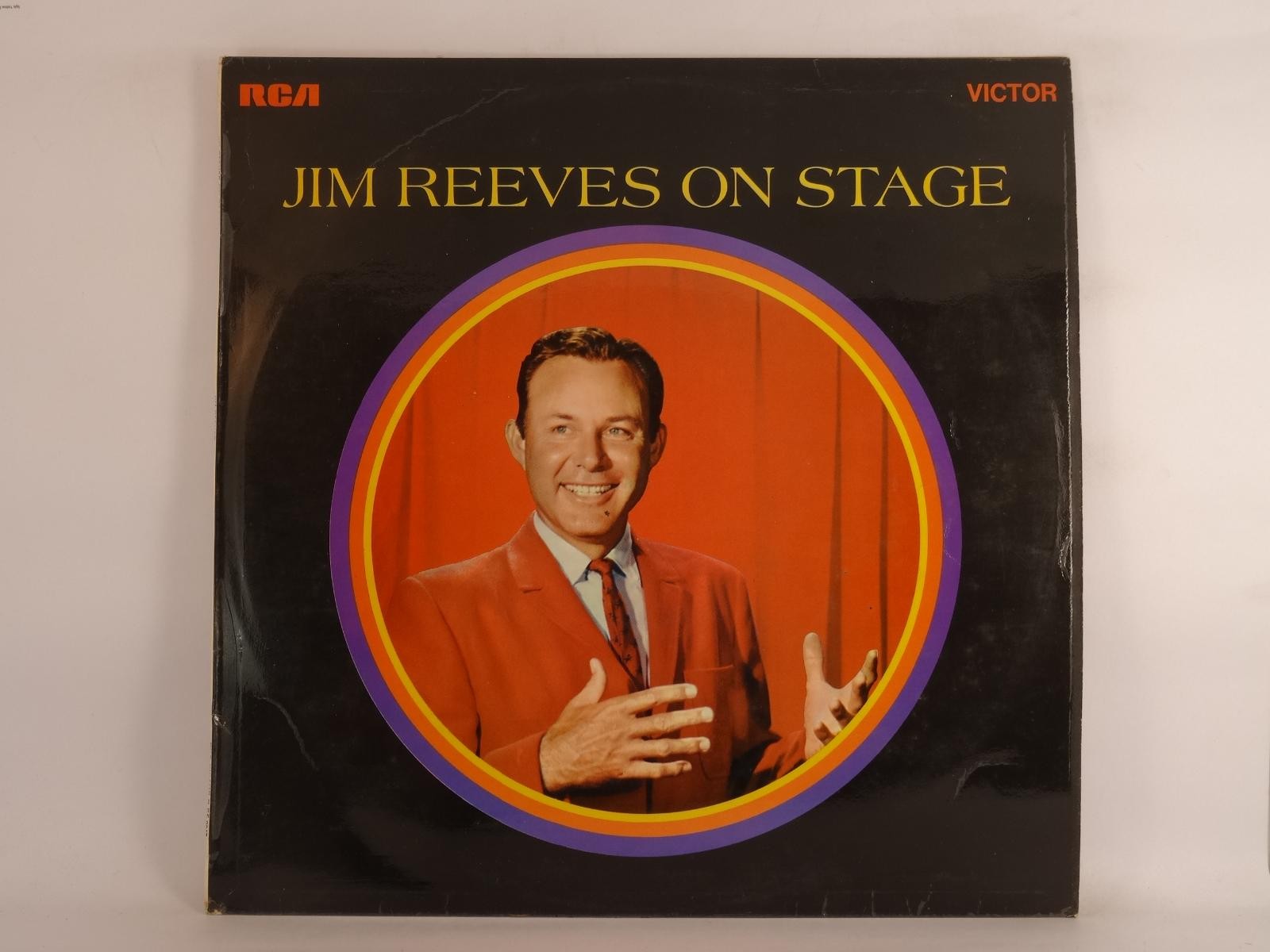 JIM REEVES ON STAGE (390) 10 Track LP including Picture Sleeve RCA