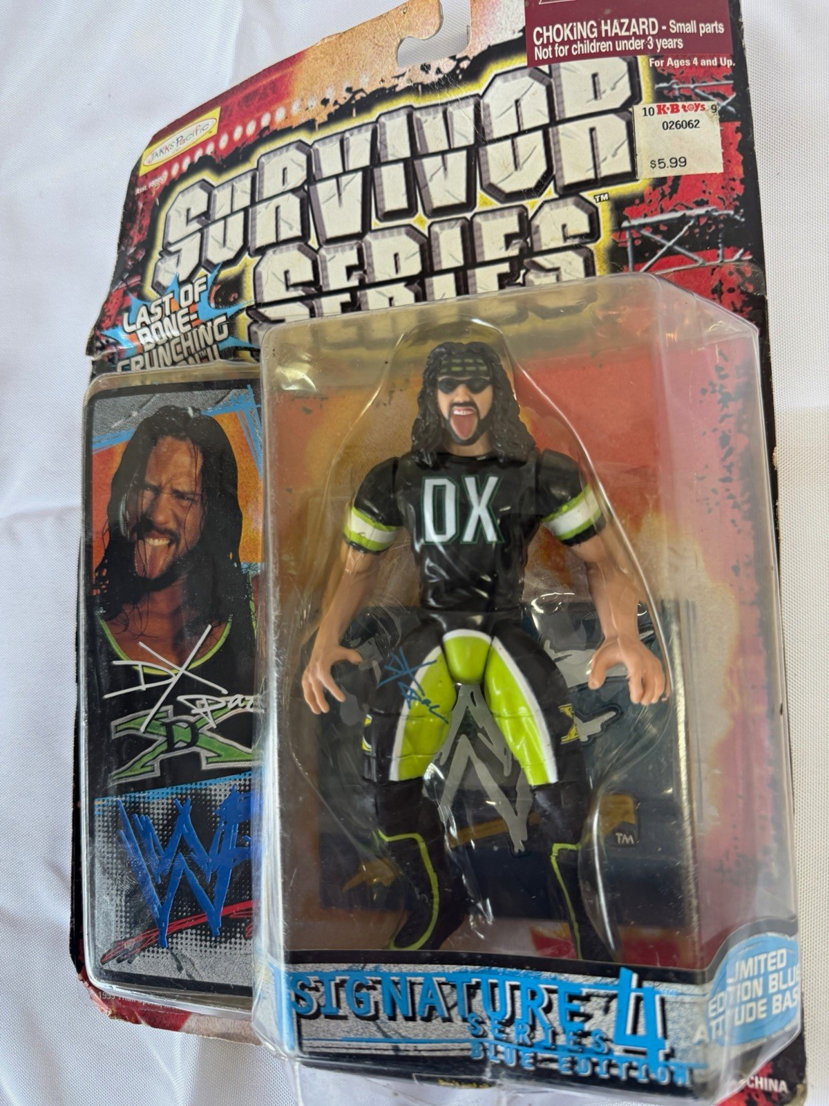 JAKKS Pacific WWF Survivor Series Signature Series III X-Pac Wrestling Figure