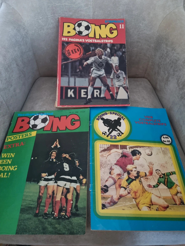 3 boing stripboeken antiek