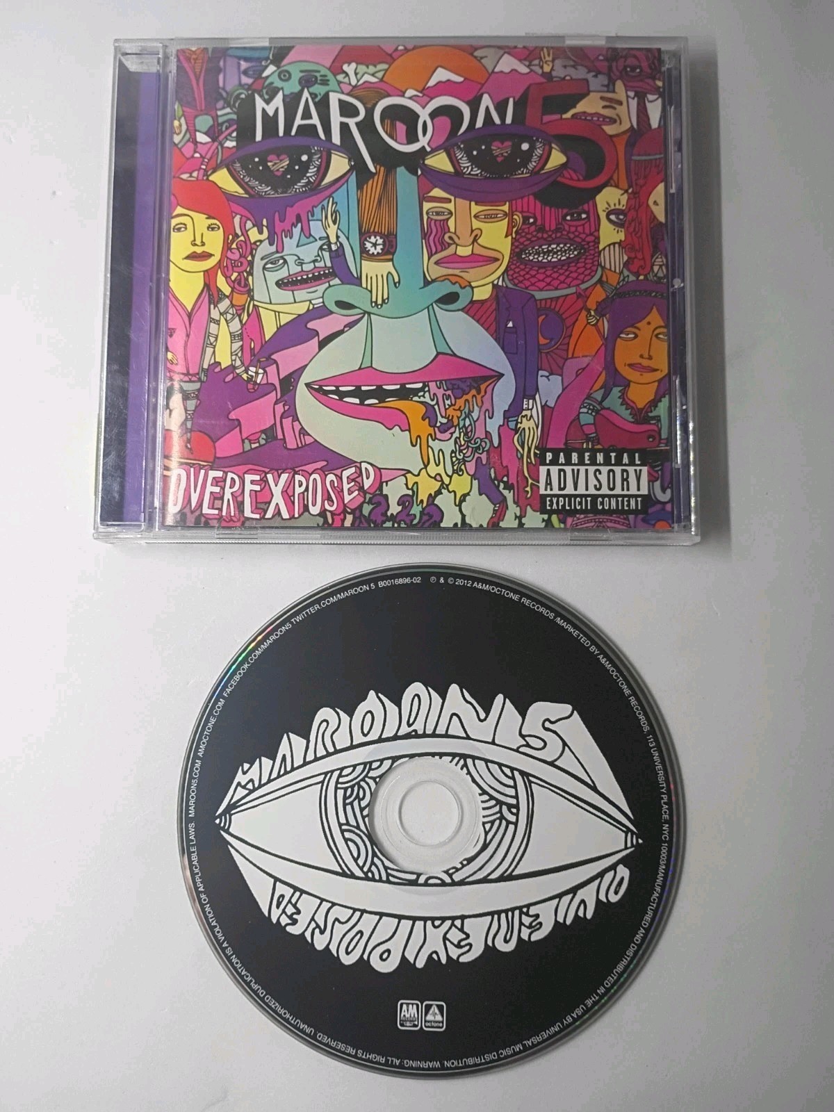 Overexposed by Maroon 5 (CD, 2012) - MINT DISC!