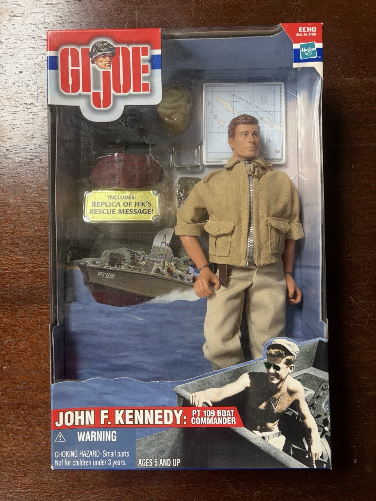 NUOVO GI Joe John F. Kennedy PT 109 comandante barca
