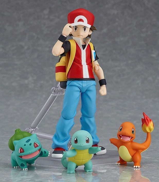 Pokemon figma 356 Red Action Figure Bulbasaur Squirtle Charmander Good Smile