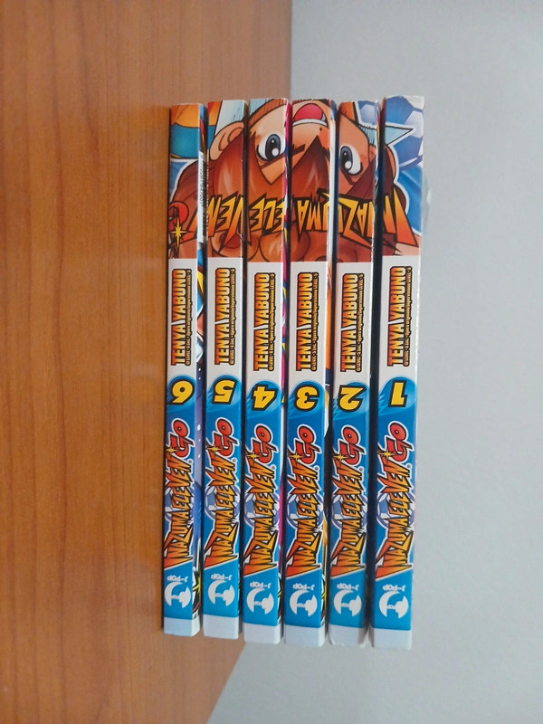 manga inazuma eleven go dal primo al sesto volume