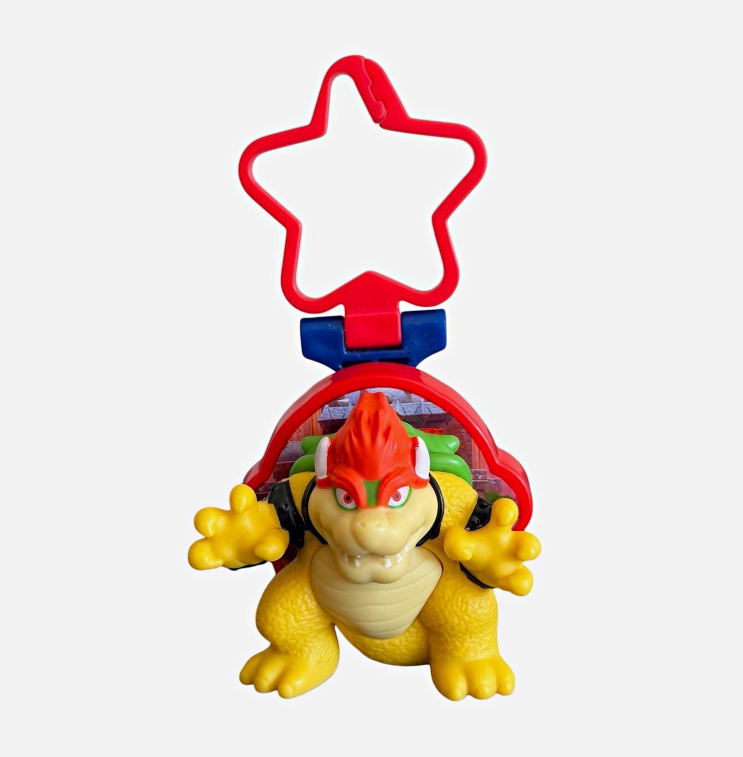 McDonalds Super Mario Bros Bowser Figura 12 Star Borsa Clip Portachiavi 2026
