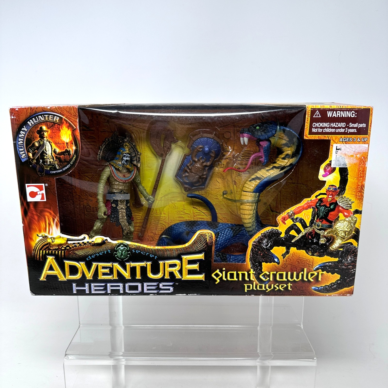 Chap Mei Adventure Heroes Giant Crawler Playset Tutenskull Cobra Shield Figure