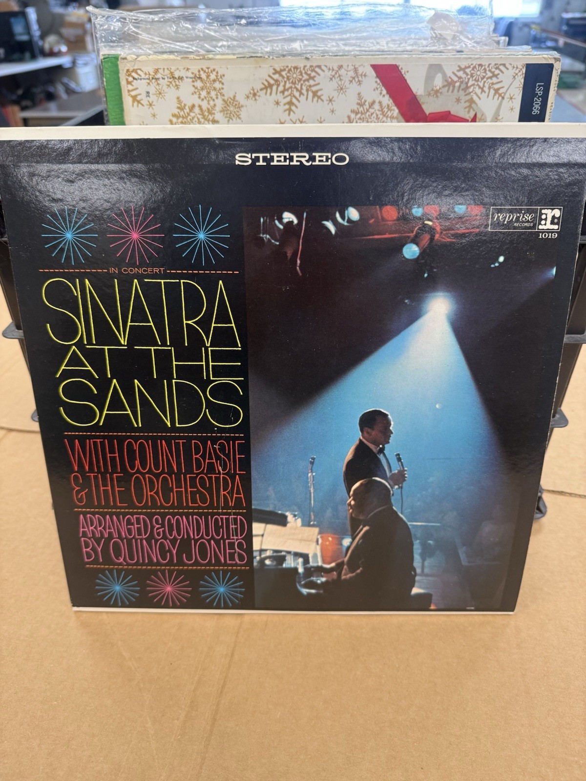Frank Sinatra. Sinatra At The Sands. EX To NM Vinyl 2LP. 2 FS 1019. VG+ Cover. 