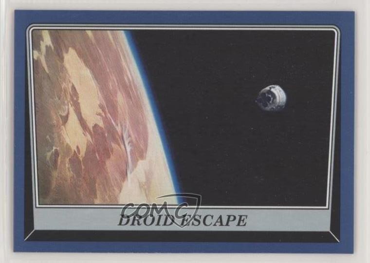 2016 Topps Star Wars: Rogue One: Mission Briefing Blue Droid Escape #24 2k3
