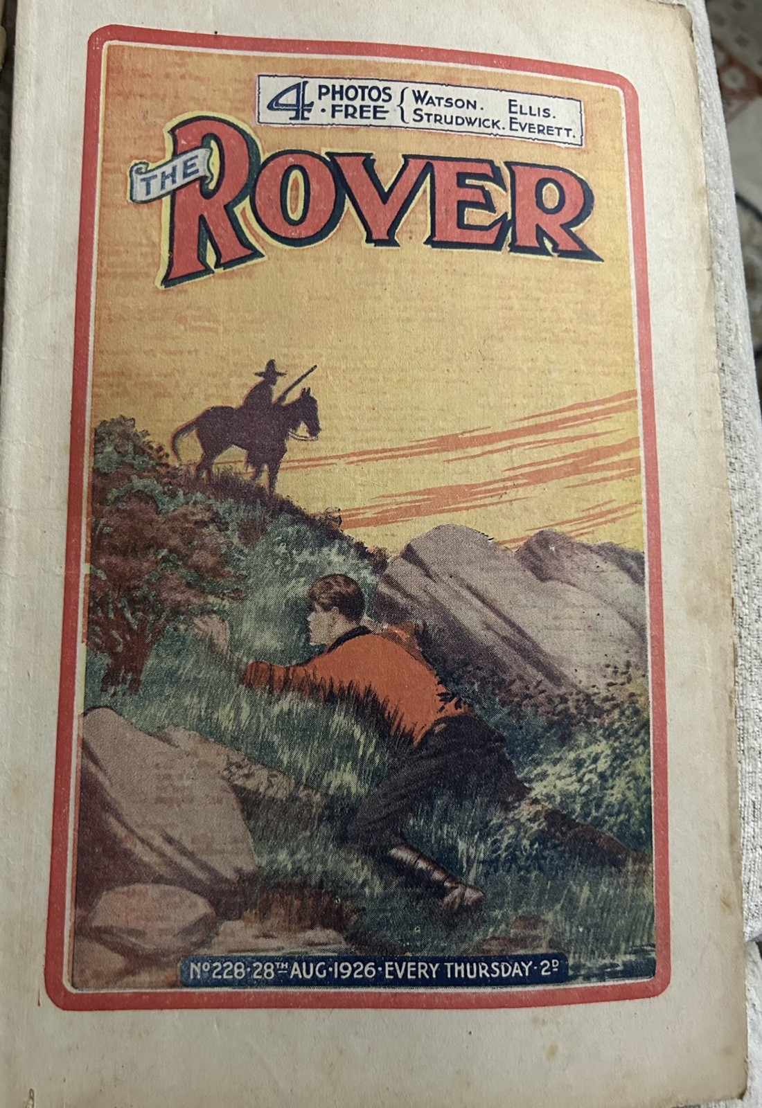 The Rover Comic - No 228. 28th August 1926