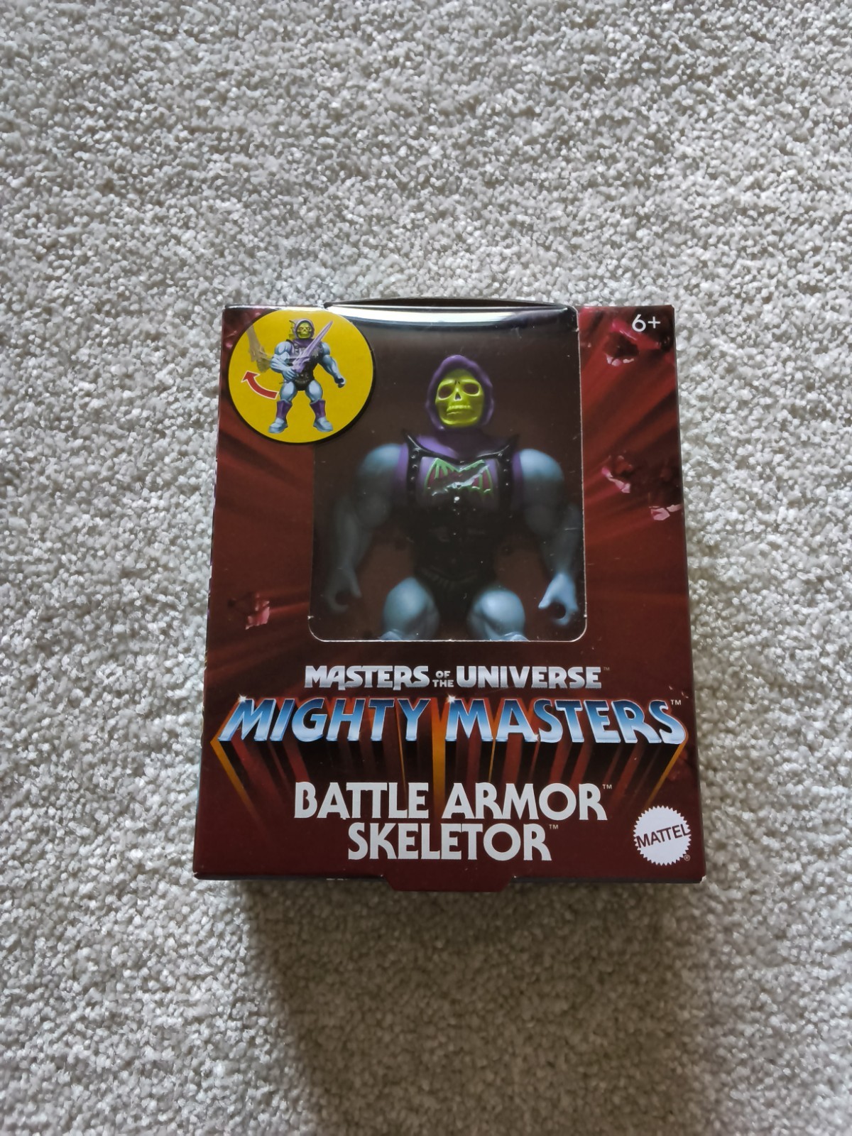 Action Figure Masters of the Universe Mighty Masters Battle Armor Skeletor di...