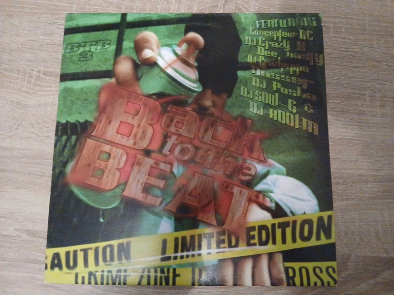 Vinyle pour la pratique du scratch- Back to the Beat volume 3