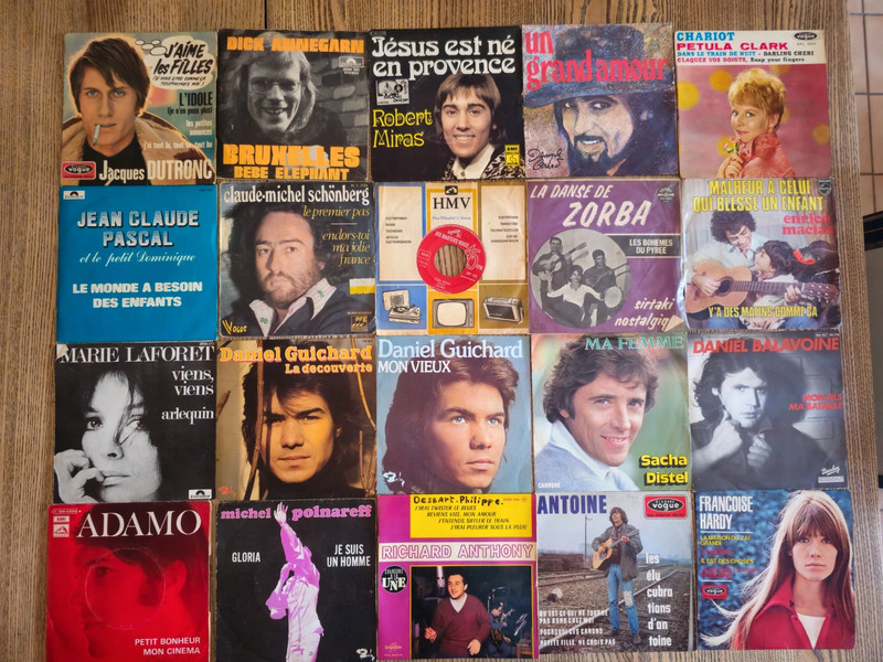 Lot 20 vinyles vintage