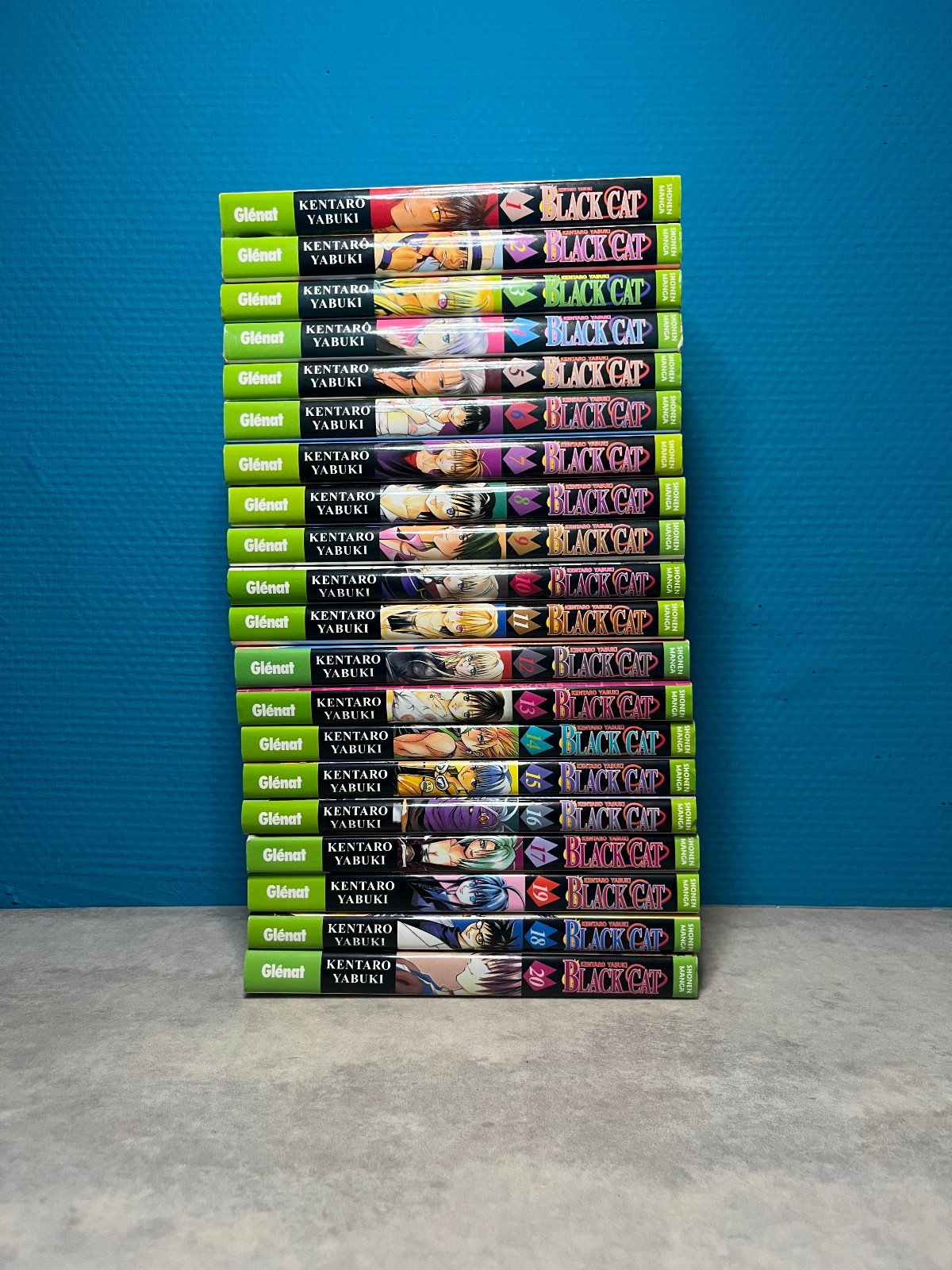 manga : black cat - 1 er edition / integrale 20 tomes