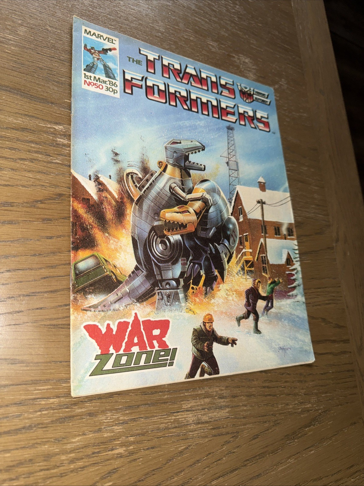 Transformers UK #50 Marvel UK  1st March 1986 Comic British Weekly