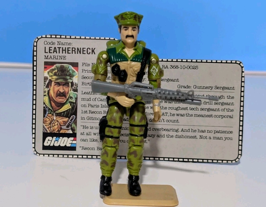 Hasbro G.I. 1986 Joe: collo in pelle 100% completo ARAH
